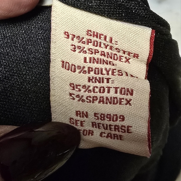 Reba Black Lace Midi Fit and Flare Skirt Sz M - Picture 8 of 8